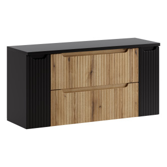 Comad SET-NOCE B BLACK 120CM S Koupelnová sestava 120 cm s deskou