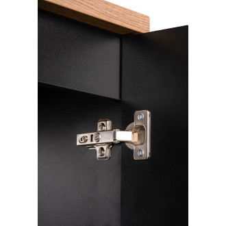 Comad SET-NOCE B BLACK 120CM S Koupelnová sestava 120 cm s deskou