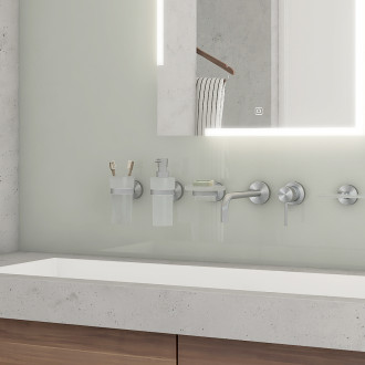 Nimco Unix nerez UNM 13058W-10 Držák na kartáčky, nádobka skleněná