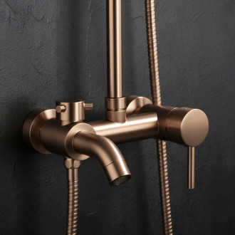 Sprchový set Rea Luis Brush Copper