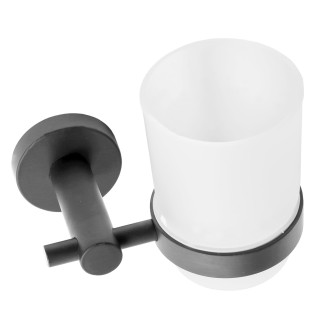 REA Koupelnový věšák, černá REA-77089