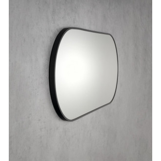 AROWANA oválné zrcadlo v rámu 120x50cm, černá mat