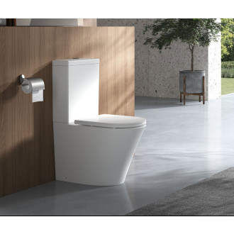 FEIN WC kombi, Rimless, spodní/zadní odpad, bílá