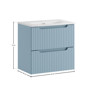 Comad SET-NOD 60CM S SKY 3 Koupelnová sestava 60 cm s nábytkovým umyvadlem SKY