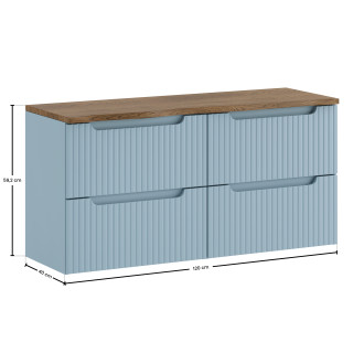 Comad SET-NOD B NAT CASELLA 120CM S Koupelnová sestava 120 cm s deskou