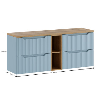 Zestaw meblowy 140cm z blatem