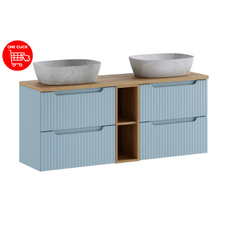 Zestaw meblowy 140cm z blatem i umywalką nablatową Anna