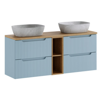 Zestaw meblowy 140cm z blatem i umywalką nablatową Anna