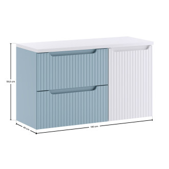 Comad SET-NOD B WHITE 100CM S LB Koupelnová sestava 100 cm