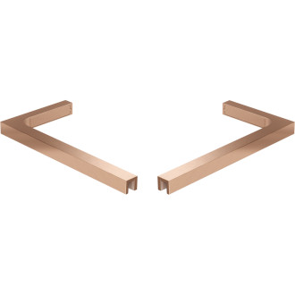 Mexen sada úhlových stabilizátorů ve tvaru L pro sprchové dveře a stěny 6-8 mm, kartáčovaná měď - 830-12-65