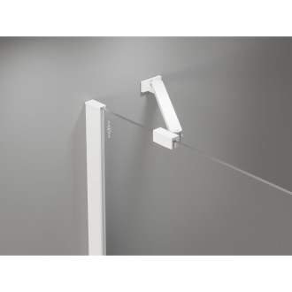 Mexen wspornik skośny do drzwi i ścianek prysznicowych 6-8 mm, biały - 830-09-20