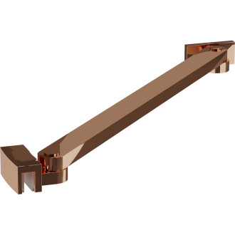 Úhlový držák Mexen pro sprchové dveře a stěny 6-8 mm, růžové zlato - 830-09-60