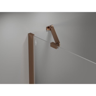 Mexen wspornik skośny do drzwi i ścianek prysznicowych 6-8 mm, różowe złoto - 830-09-60