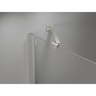 Mexen wspornik skośny do drzwi i ścianek prysznicowych 6-8 mm, nikiel szczotkowany - 830-09-97