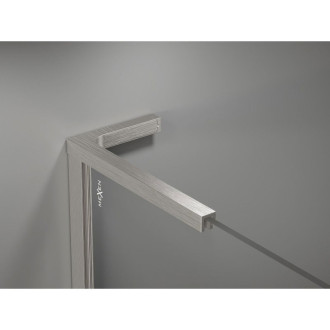 Mexen zestaw stabilizatorów kątowych L do ścianek prysznicowych 10 mm, nikiel szczotkowany - 800-07-97