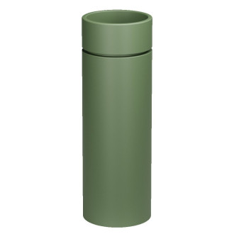 OKE keramické umyvadlo volně stojící, průměr 30x88,5cm, verde mat