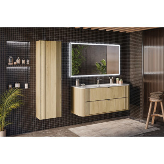 Comad SET-OVC 120CM UM PURE HC Koupelnová sestava 120 cm s umyvadlem a vysokou skříňkou