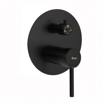 Rea Vanový a sprchový set s výlevkou Lungo Black REA-P4112