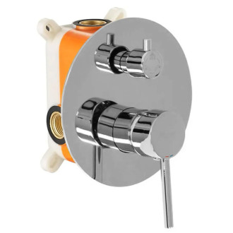 REA Lungo podomítková sprchová sada, chrom + box REA-P6612