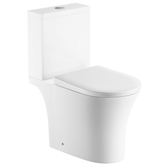 VITO WC kombi, Rimless, spodní/zadní odpad, bílá