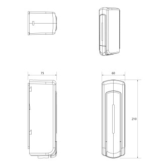 OLMO dávkovač tekutého mýdla 350ml, bílá