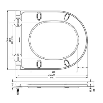 PACO WC sedátko, SLIM, Soft Close, Easy Take, bílá