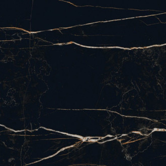 Mexen Flamingo Black gres szkliwiony rekt. G1, płytka podłogowo-ścienna 60 x 60 cm, wysoki połysk - TL215-060-060-00