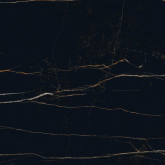 Mexen Flamingo Black gres szkliwiony rekt. G1, płytka podłogowo-ścienna 60 x 60 cm, wysoki połysk - TL215-060-060-00