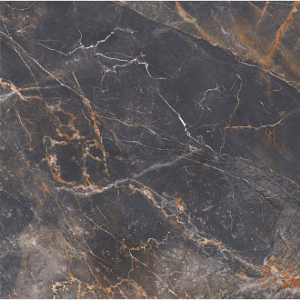 Mexen Visby Black gres szkliwiony rekt. G1, płytka podłogowo-ścienna 60 x 60 cm, carving - TL428-060-060-02