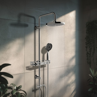 Sprchový set SILVERFLOW s poličkou a s příslušenstvím