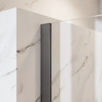 Sprchová zástěna Rea Flexi Transparent / Titan 70