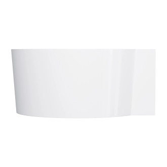 OVO M+ wanna narożna okrągła, 120 x 120 cm, biały połysk