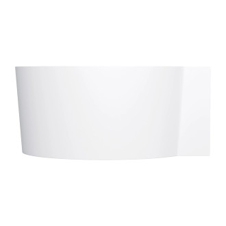 OVO M+ wanna narożna okrągła, 120 x 120 cm, biały mat