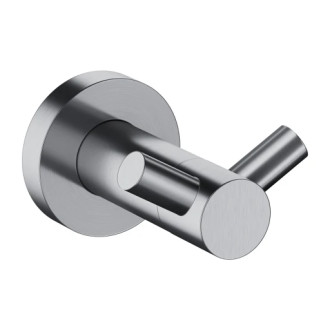 Omnires MODERN PROJECT dvojitý háček, nikl kartáčovaný MP60120NI