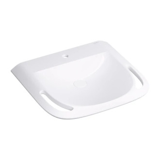 Omnires HOLD M+  závěsné umyvadlo, 60 x 55 cm, bílá lesk HOLDUWBP