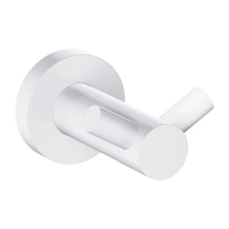 Omnires MODERN PROJECT dvojitý háček, bílá mat MP60120WM