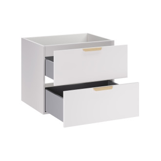 Comad ASTER WHITE 82-60-46-2S Skříňka pod umyvadlo 60 cm 2 zásuvky