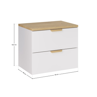 Comad SET-ASW B CREMONA 60CM Koupelnová sestava 60 cm s deskou