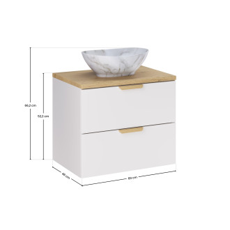 Comad SET-ASW B CREMONA 60CM UN PATI Koupelnová sestava 60 cm