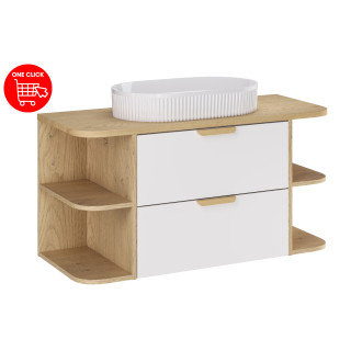 Zestaw meblowy 100cm z blatem i umywalką nablatową Beyond