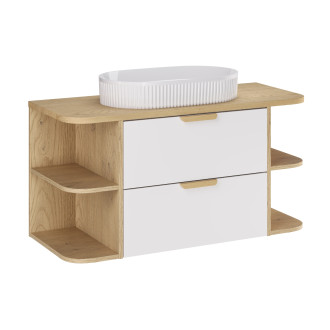 Zestaw meblowy 100cm z blatem i umywalką nablatową Beyond