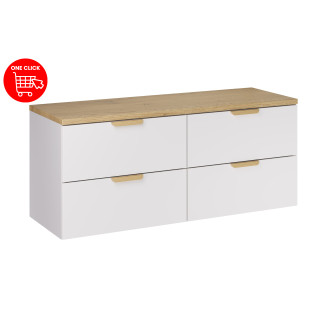 Comad SET-ASW B CREMONA 120CM Koupelnová sestava 120 cm s deskou