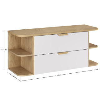 Comad SET-ASW B CREMONA 120CM LRSM Koupelnová sestava 120 cm s deskou