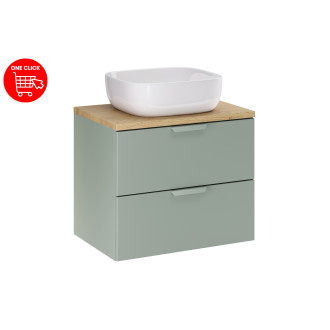 Zestaw meblowy 60cm z blatem i umywalką nablatową Smile