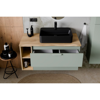 Zestaw meblowy 60cm z blatem i umywalką nablatową Smile