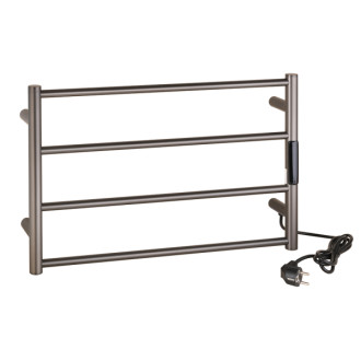 Bemeta Elektrický sušák ručníků 560x90x370mm, 63W, nerez, mat, šedá 704155085