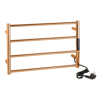 Bemeta Elektrický sušák ručníků 560x90x370mm, 63W, nerez, lesk, měděná zlatá 704154081