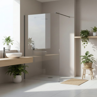 Sprchová zástěna Rea Flexi Transparent / Titan 120