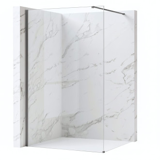 REA Sprchová zástěna Flexi Transparent / Titan 140 KPL-K99477