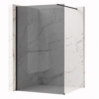 Sprchová zástěna Rea Flexi Grey / Black 120